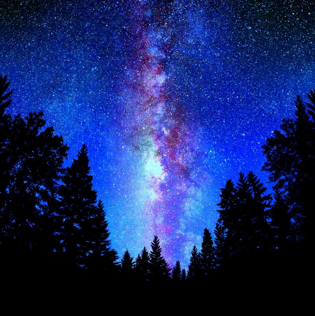 Фон Млечный путь