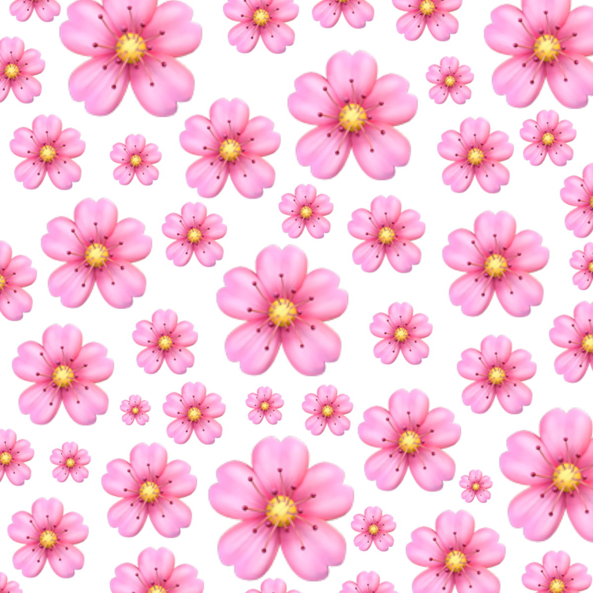 Розовый фон с цветочками