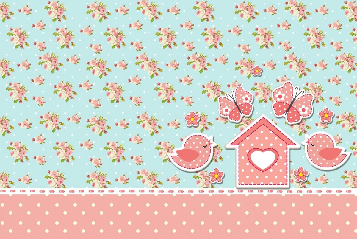 Детские фон голубой