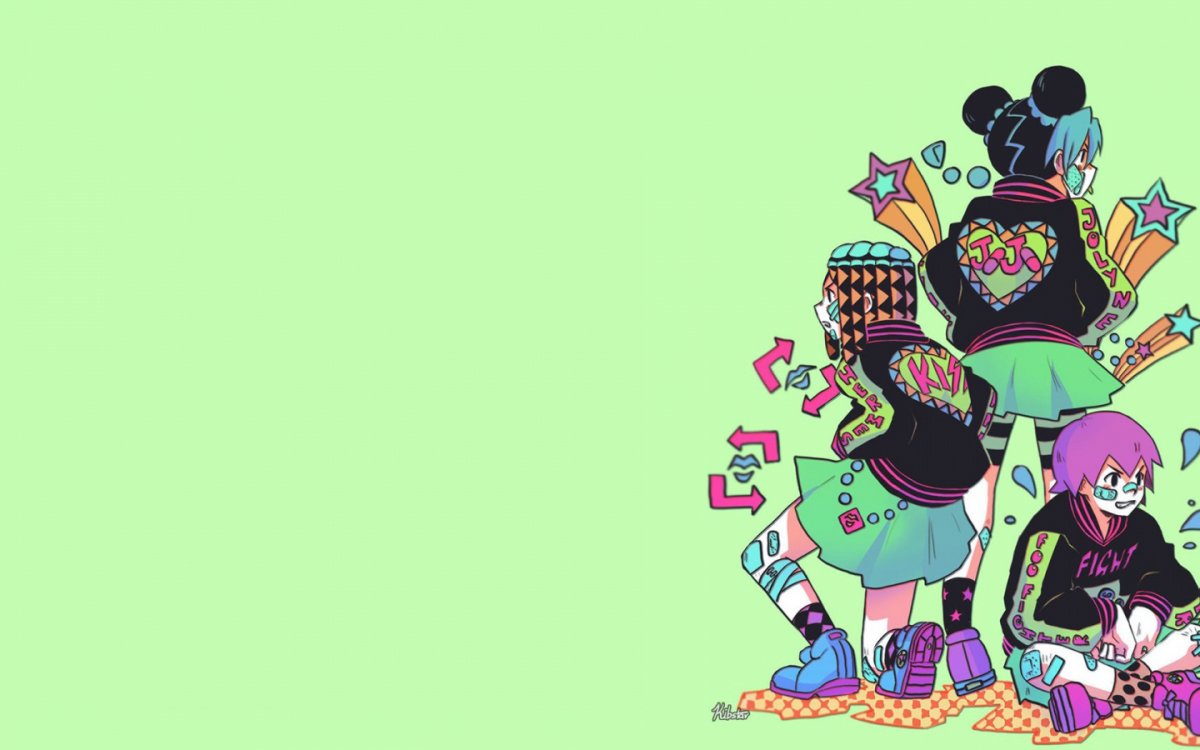 Фон в стиле инди КИД