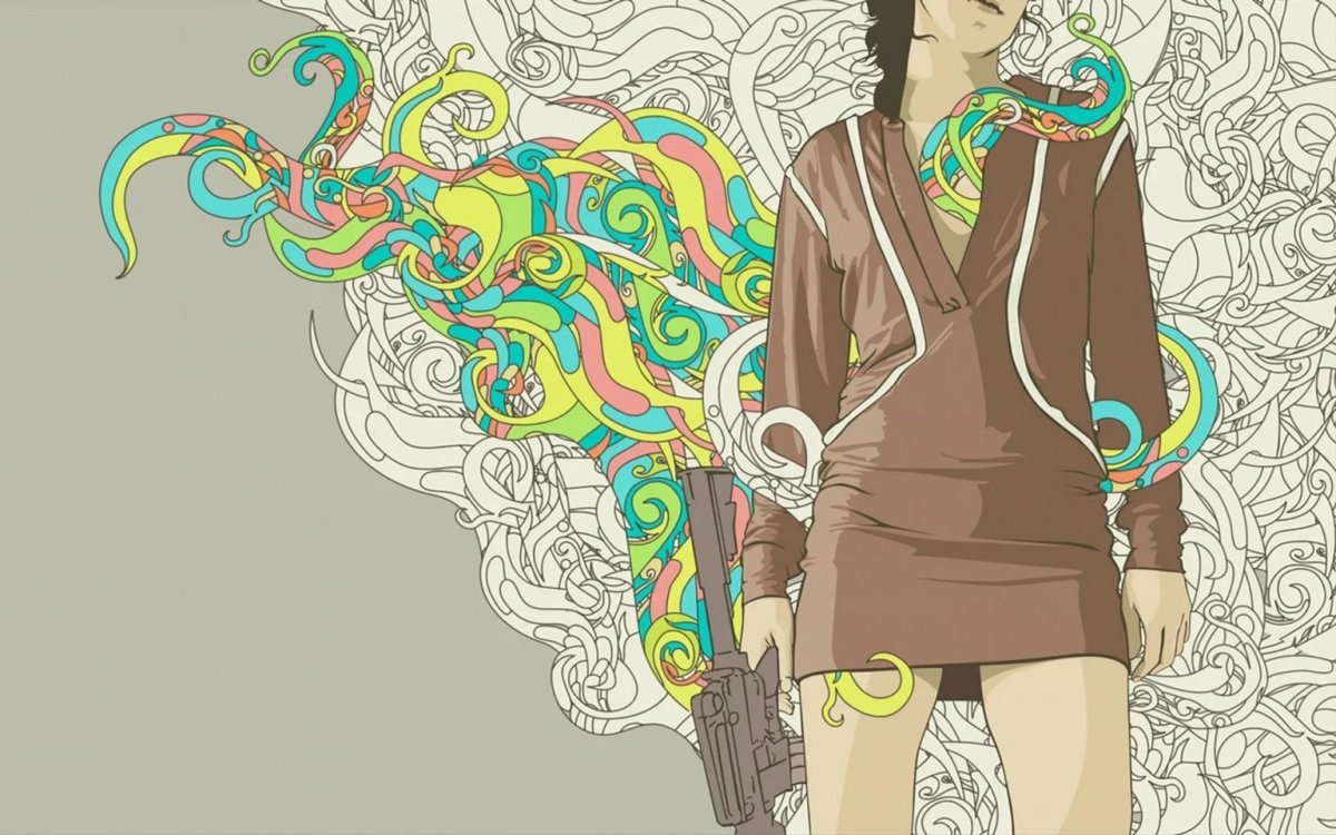 Обои в стиле инди КИД