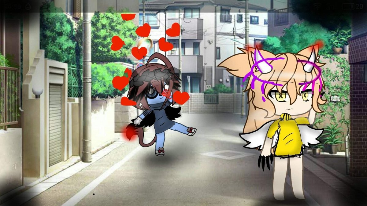 Улица зима гача лайф