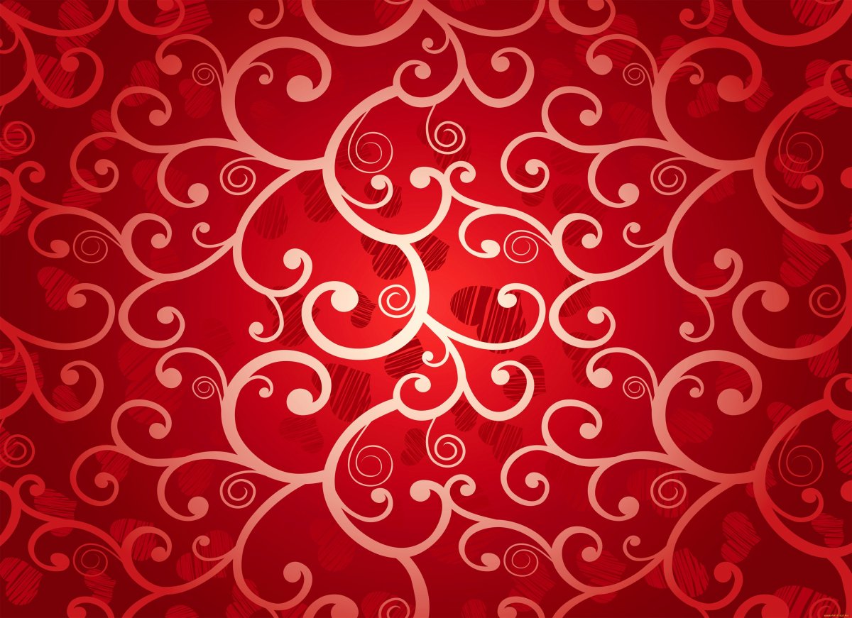 Красные узоры