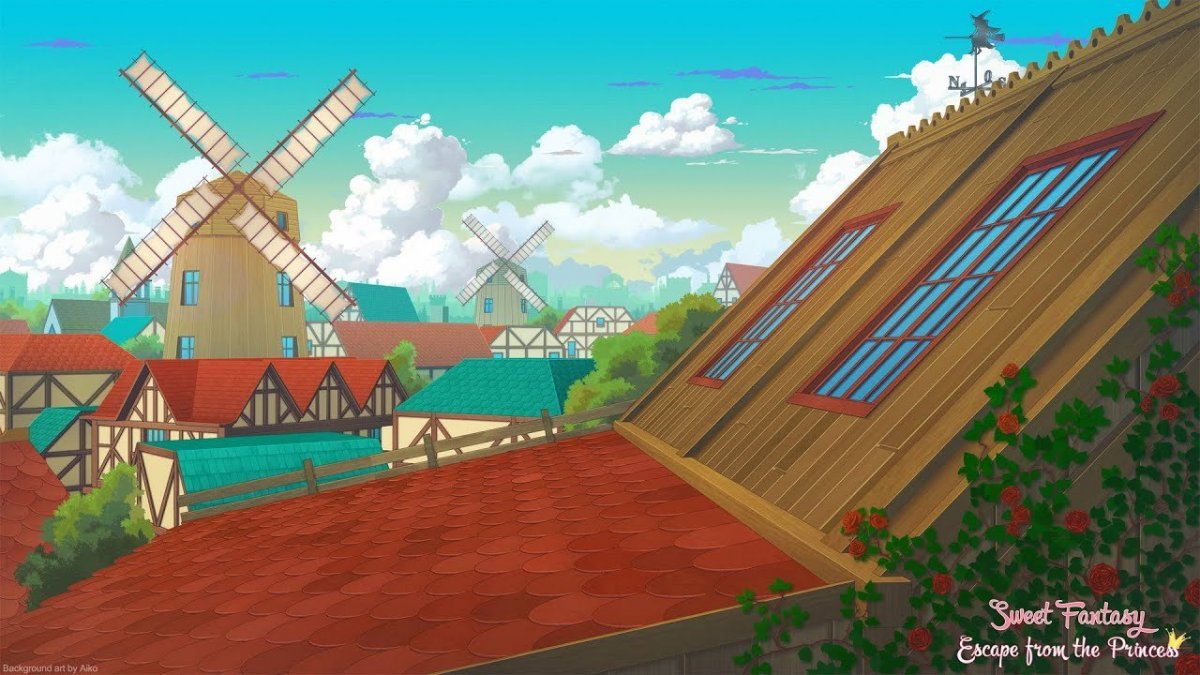 Ночной город с крыши