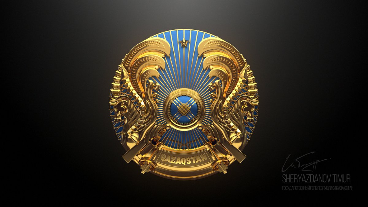 Флаг Казахстана