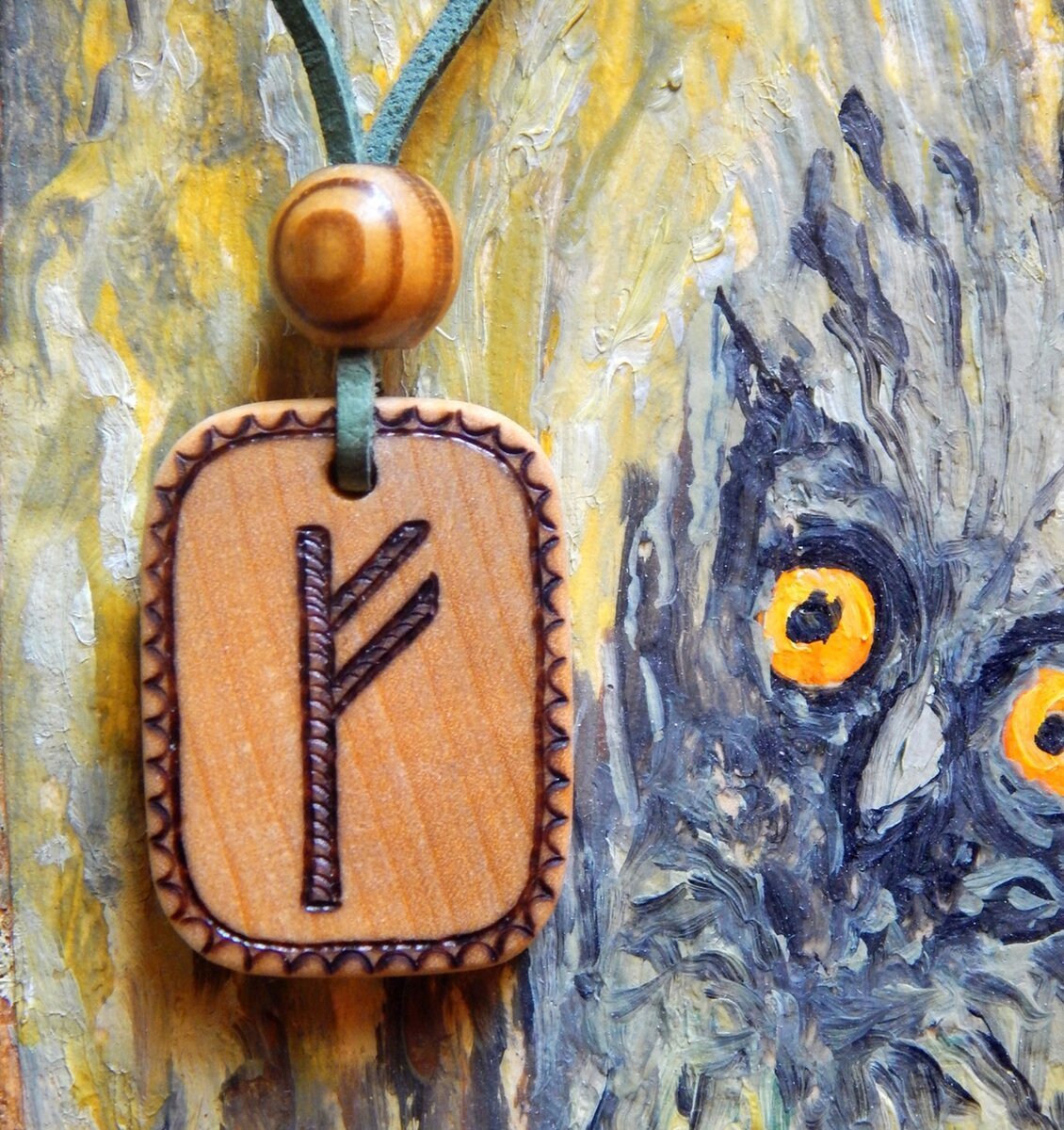 Четыре руны Феху подряд фото тату