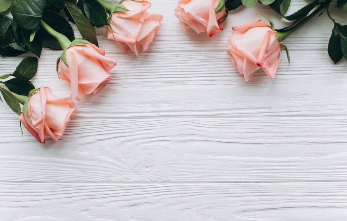 Фотофон с цветами