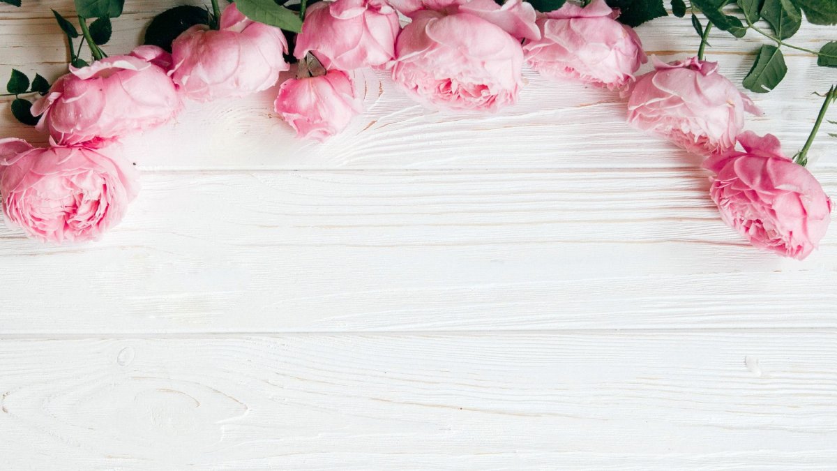 Фотофон с цветами