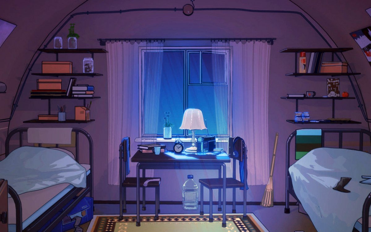 Аниме улица для гача лайф дождь