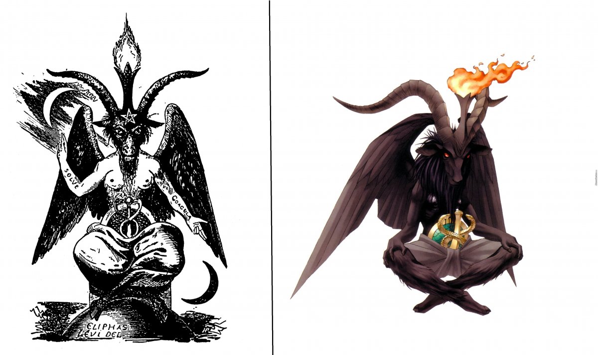 Символ сатаны Бафомет