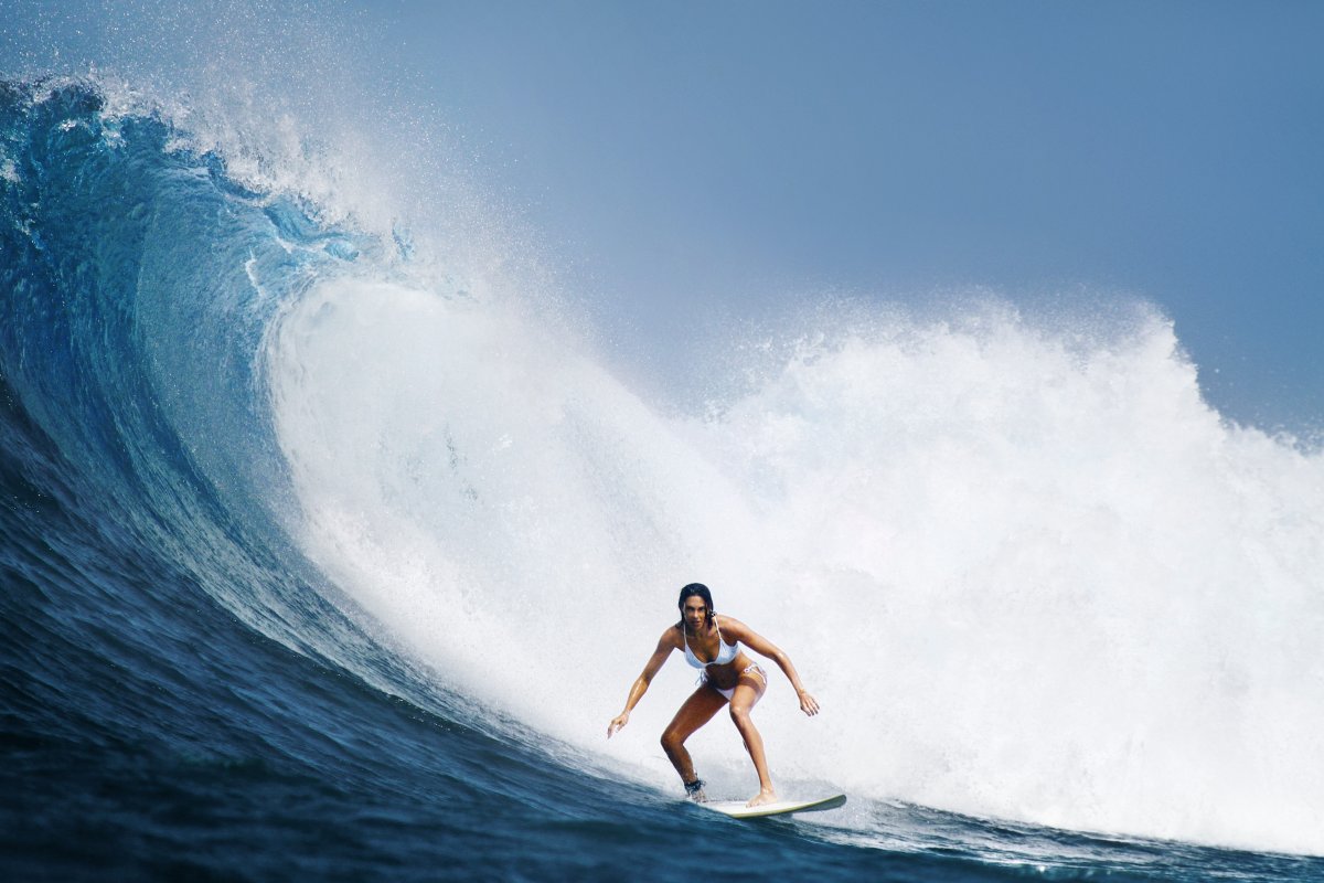 Красивый серфинг