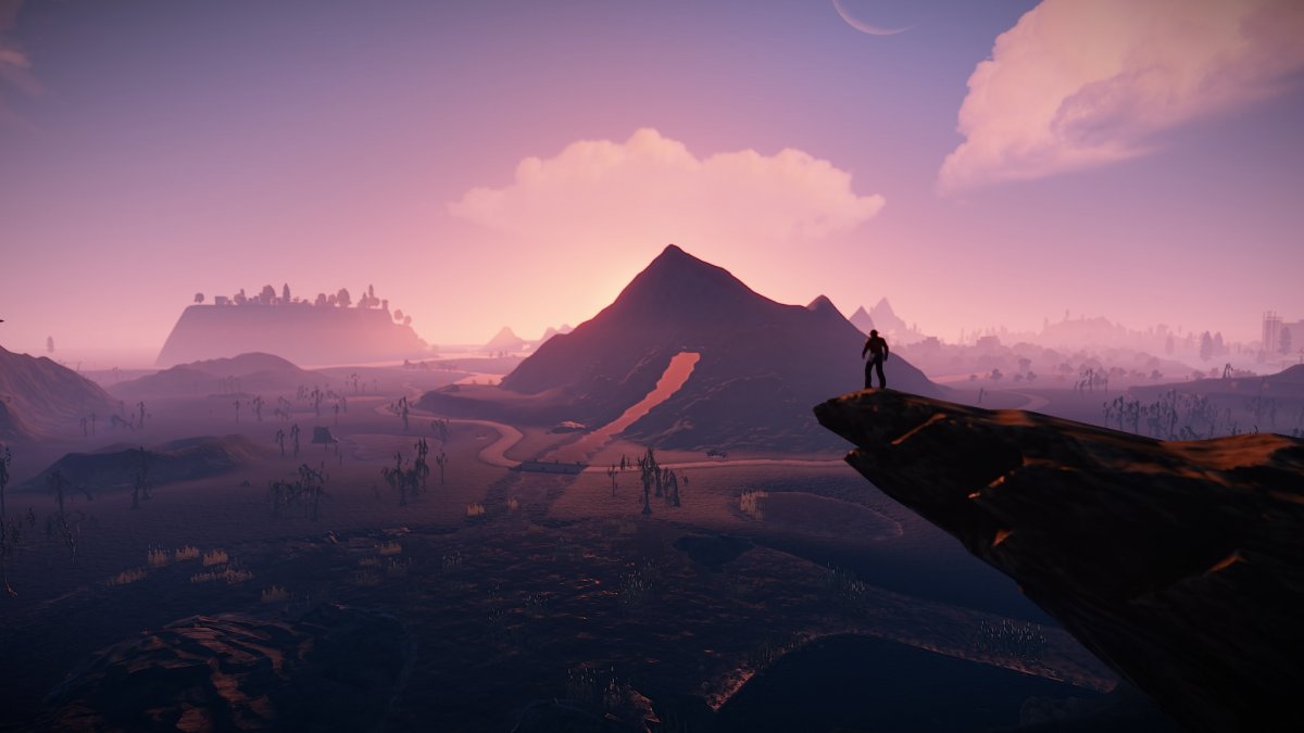 Закат в расте