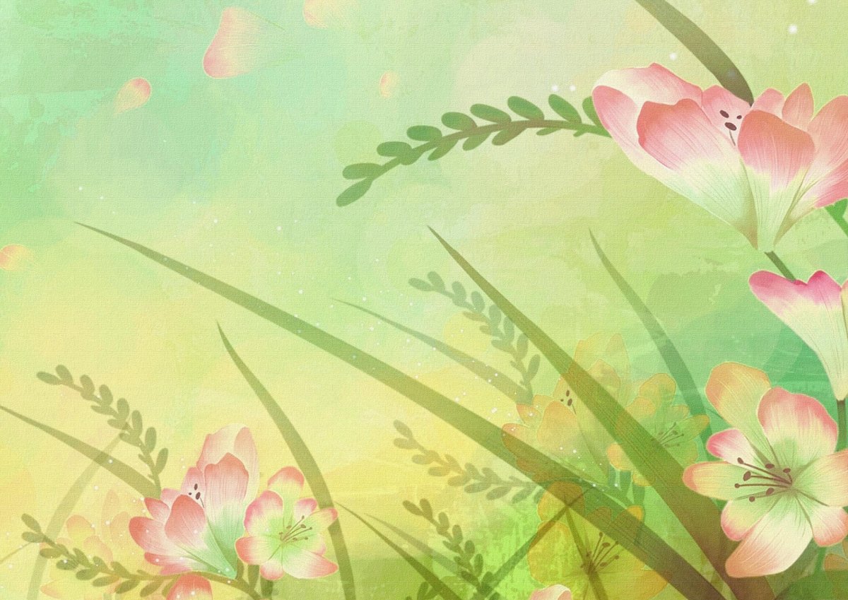 Весенний фон для презентации