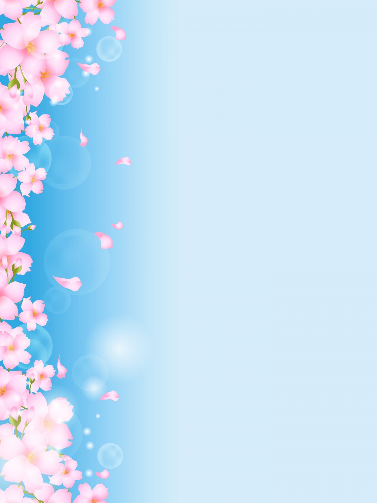 Весенние подложки