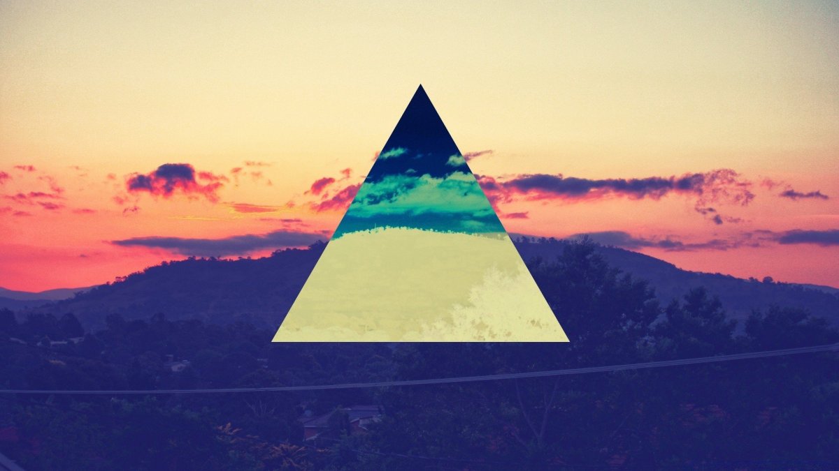 Минимализм треугольник