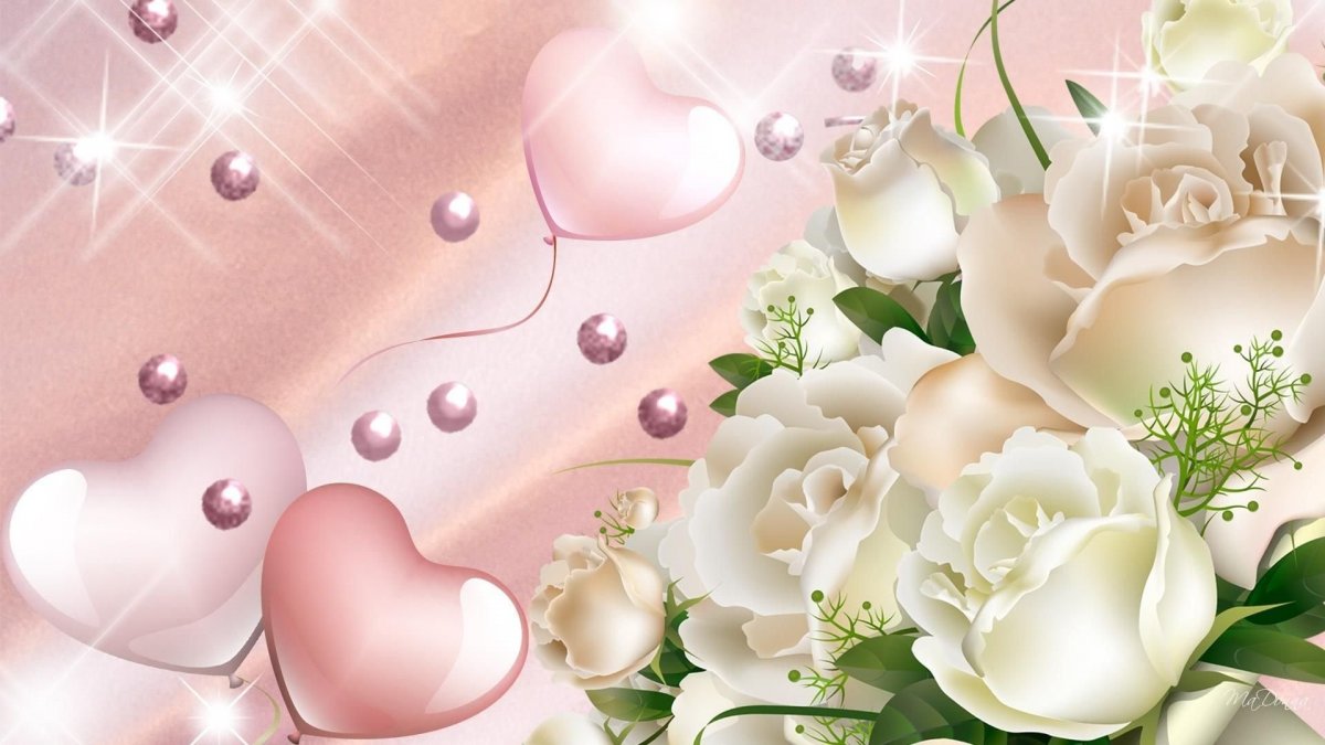 Бирюзовые цветы