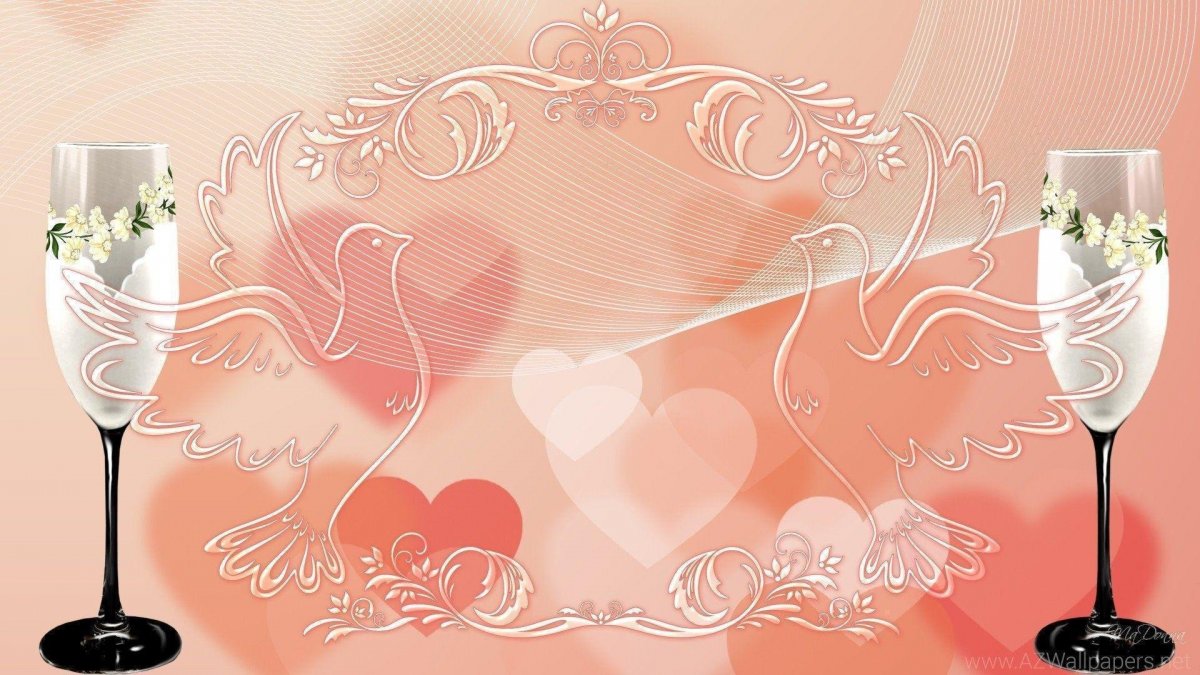 Креативный фон для свадьбы