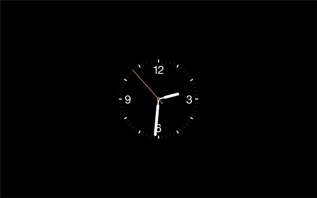 Виджет аналоговые часы