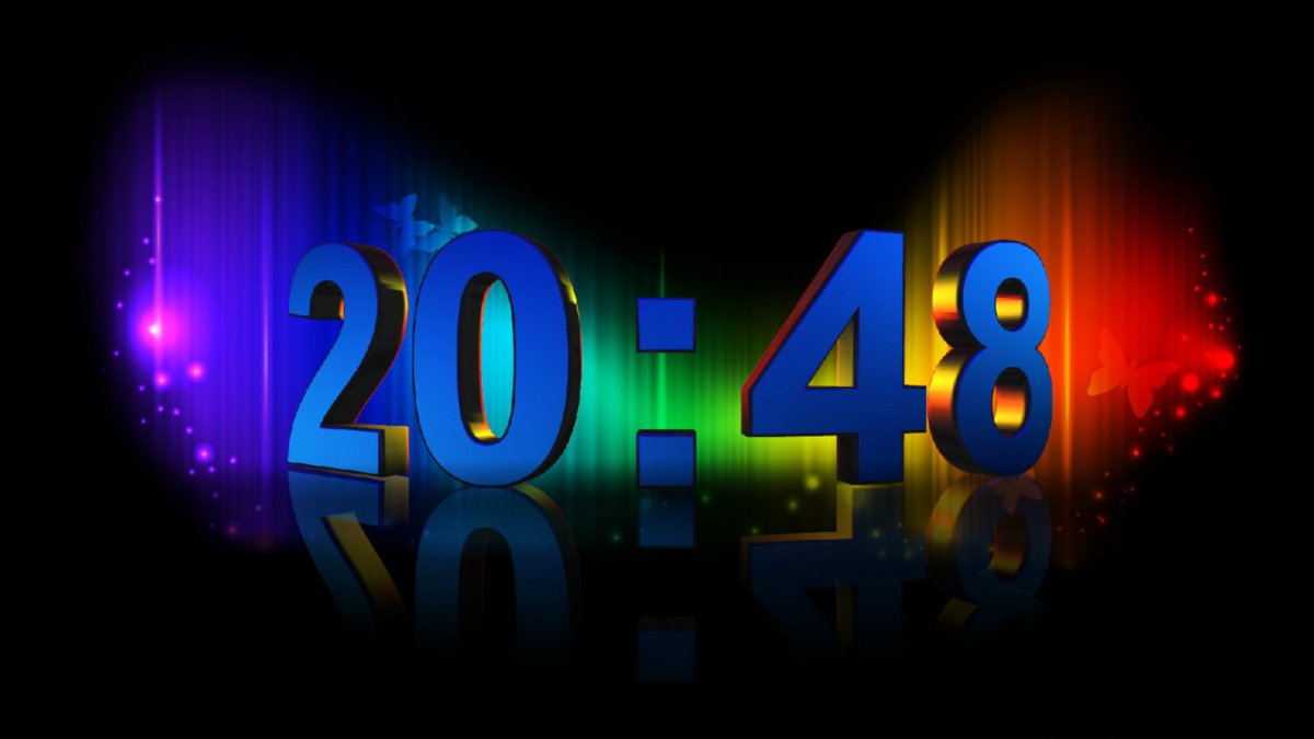 Скринсейверы часы