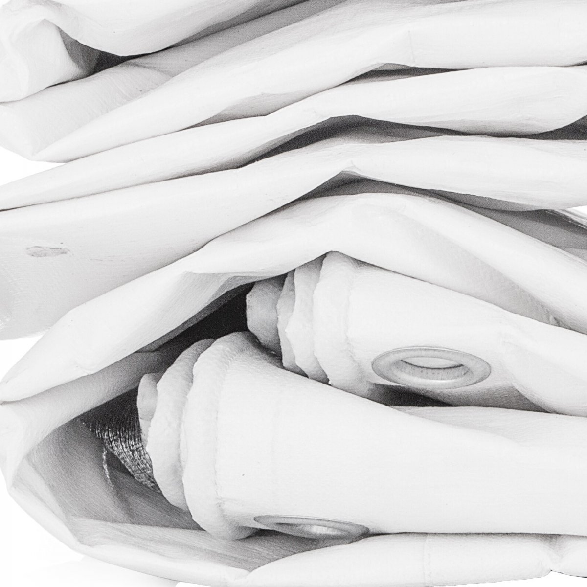 Белая ткань драпировка