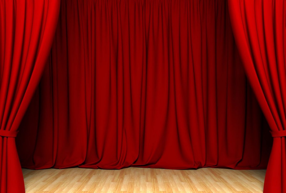 Бархатная штора клипарт