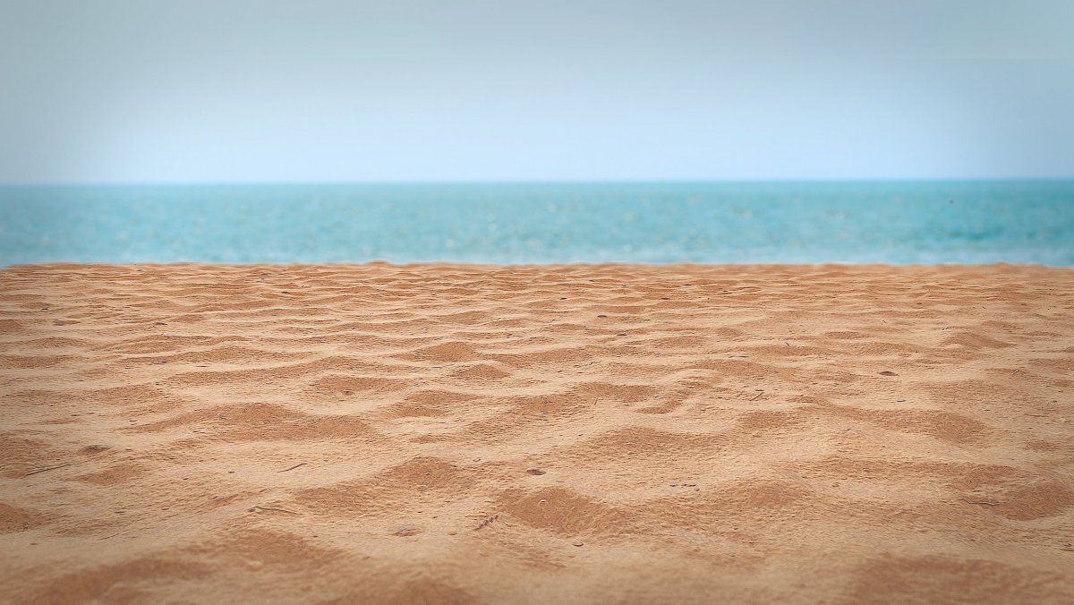 Море пляж сверху