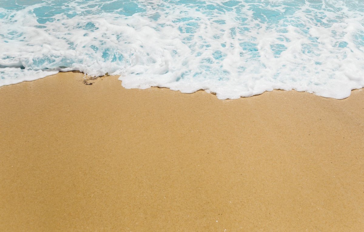 Море песок Горизонт