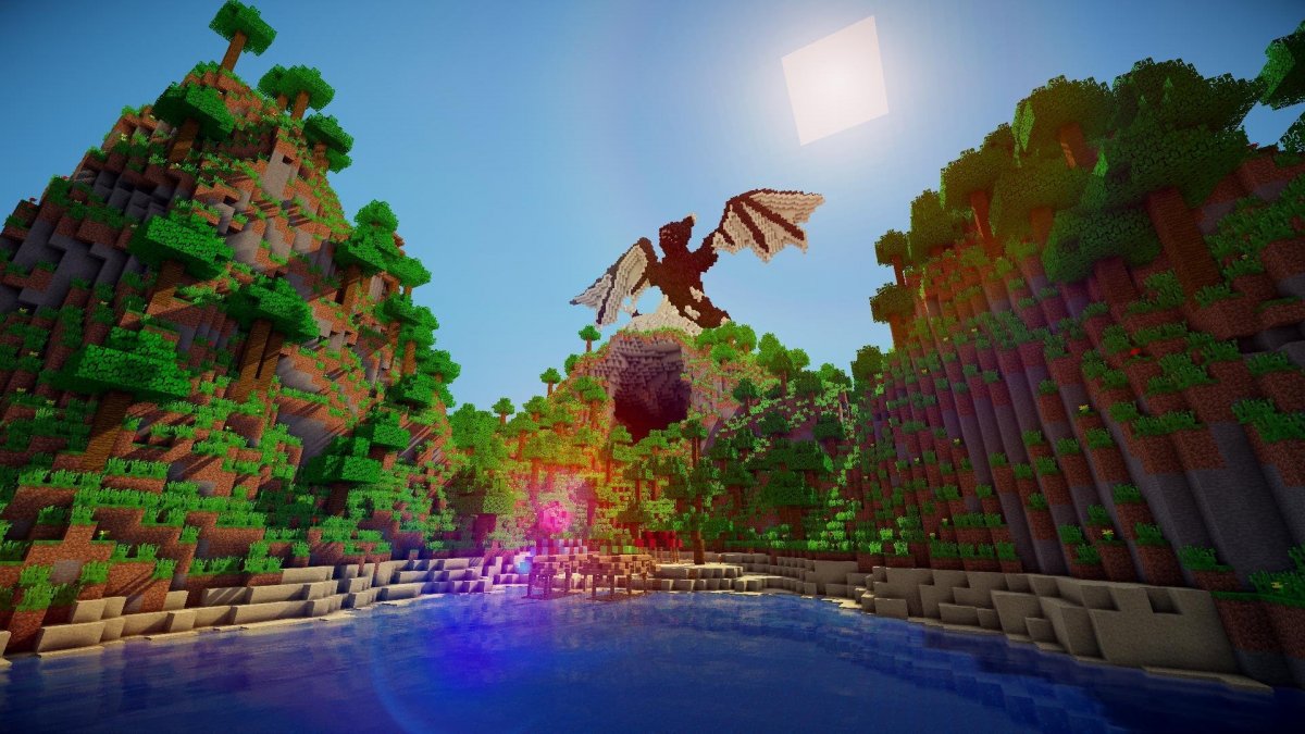 Обои на рабочий стол майнкрафт