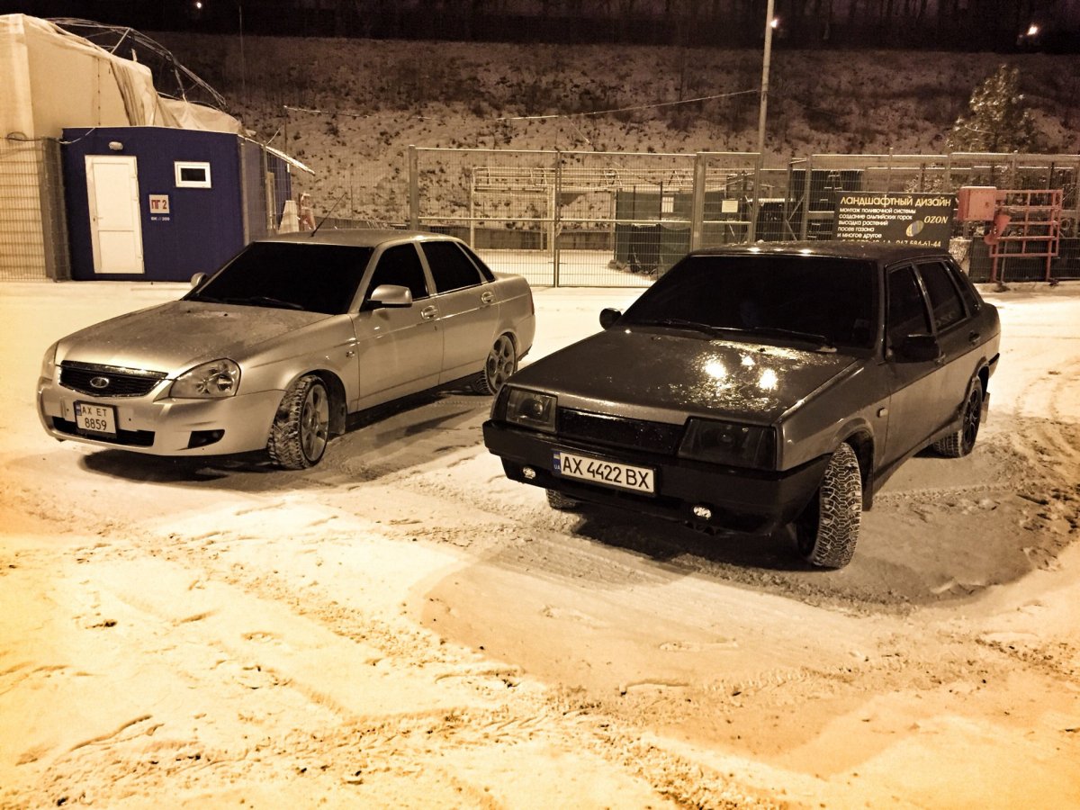 ВАЗ 2107 опер на закате