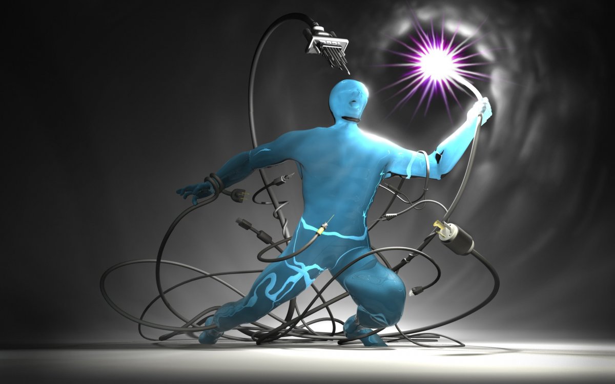 Электричество фон