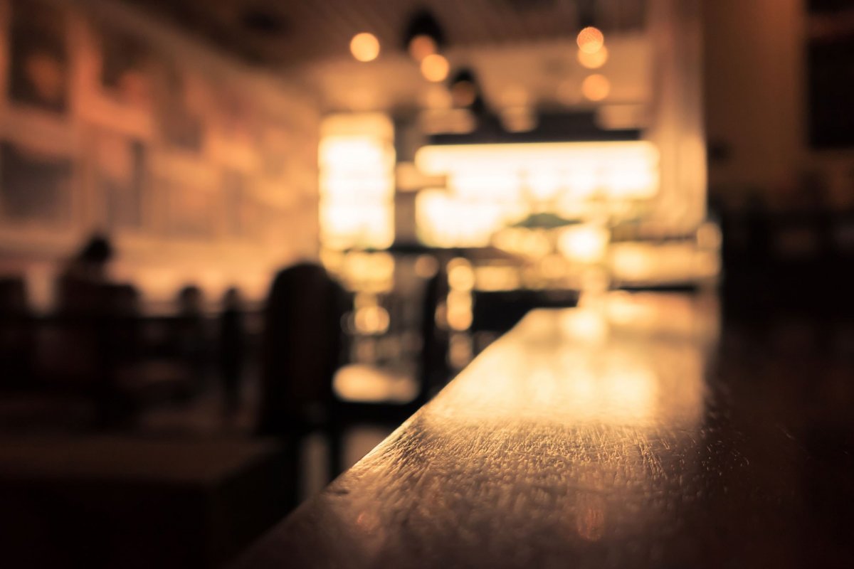 Фон кафе с людьми внутри