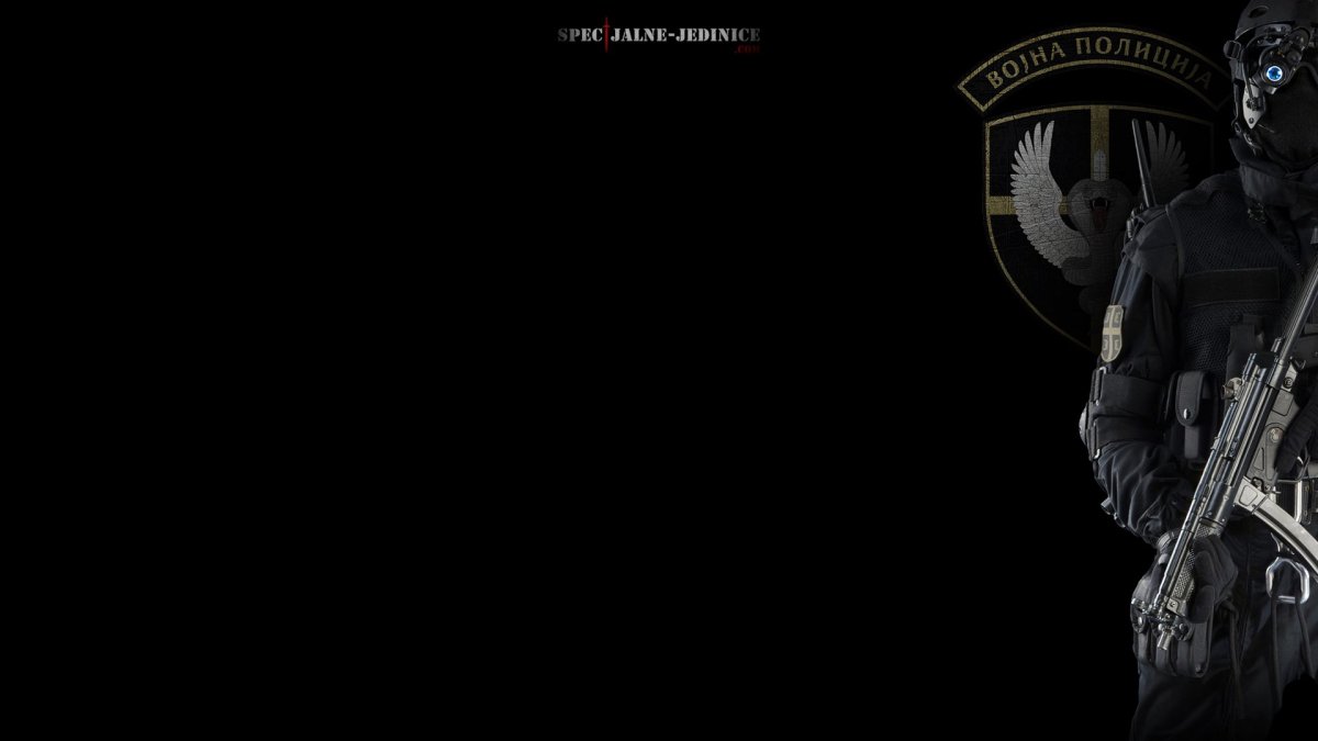 Спецназ России на черном фоне