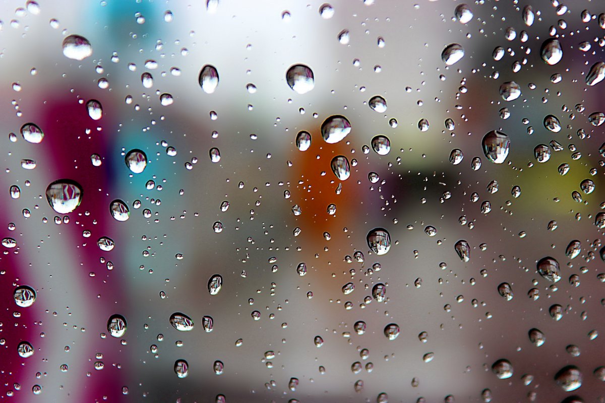 Капли на стекле текстура