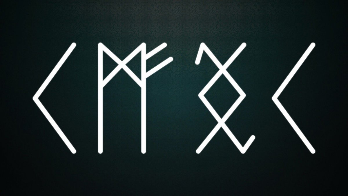 Рунический став на удачу и богатство