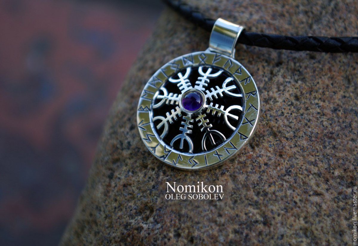 Шлем ужаса Агисхьяльм тату