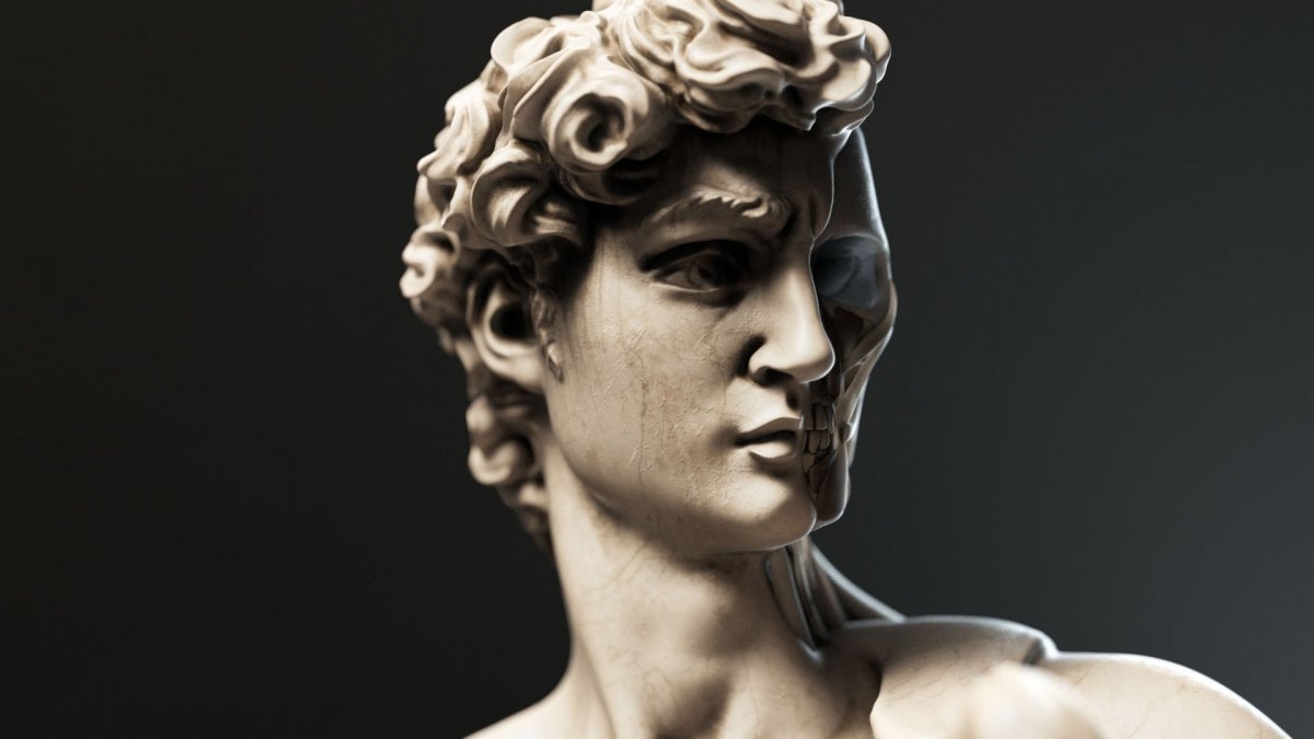 Тату статуи Минимализм эскизы