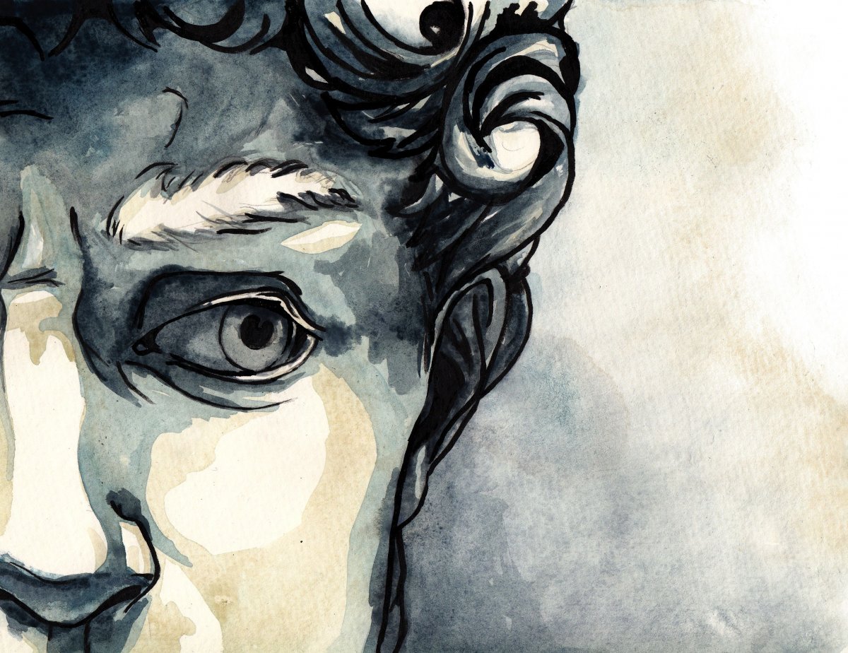 Давид Микеланджело портрет