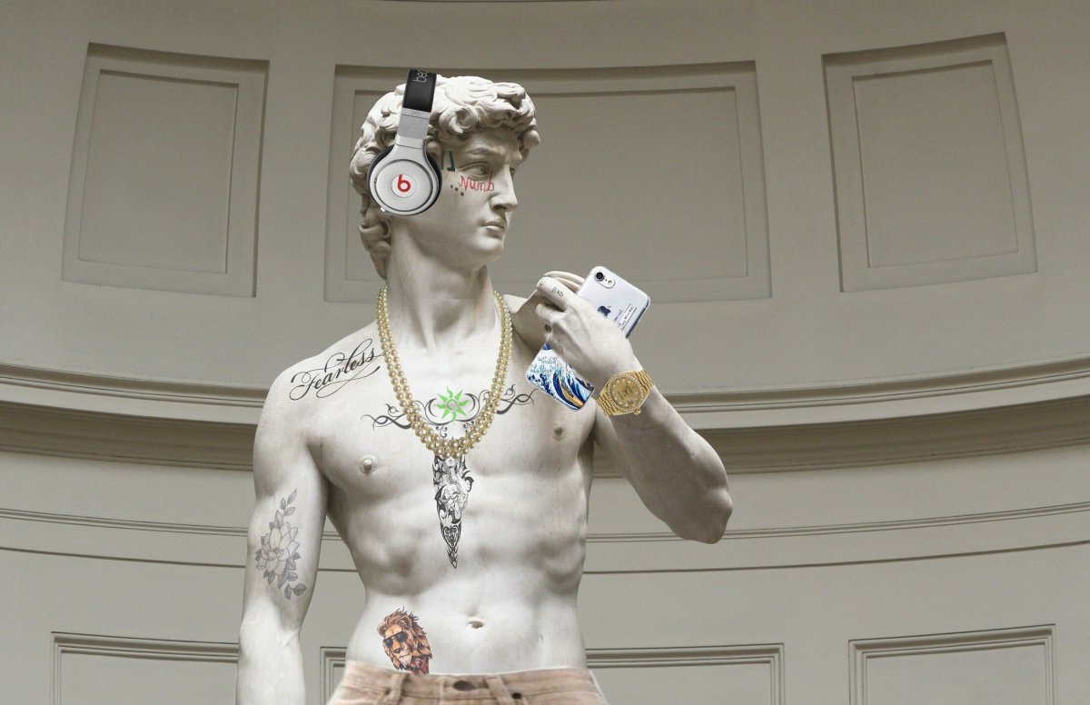 Давид Микеланджело логотип