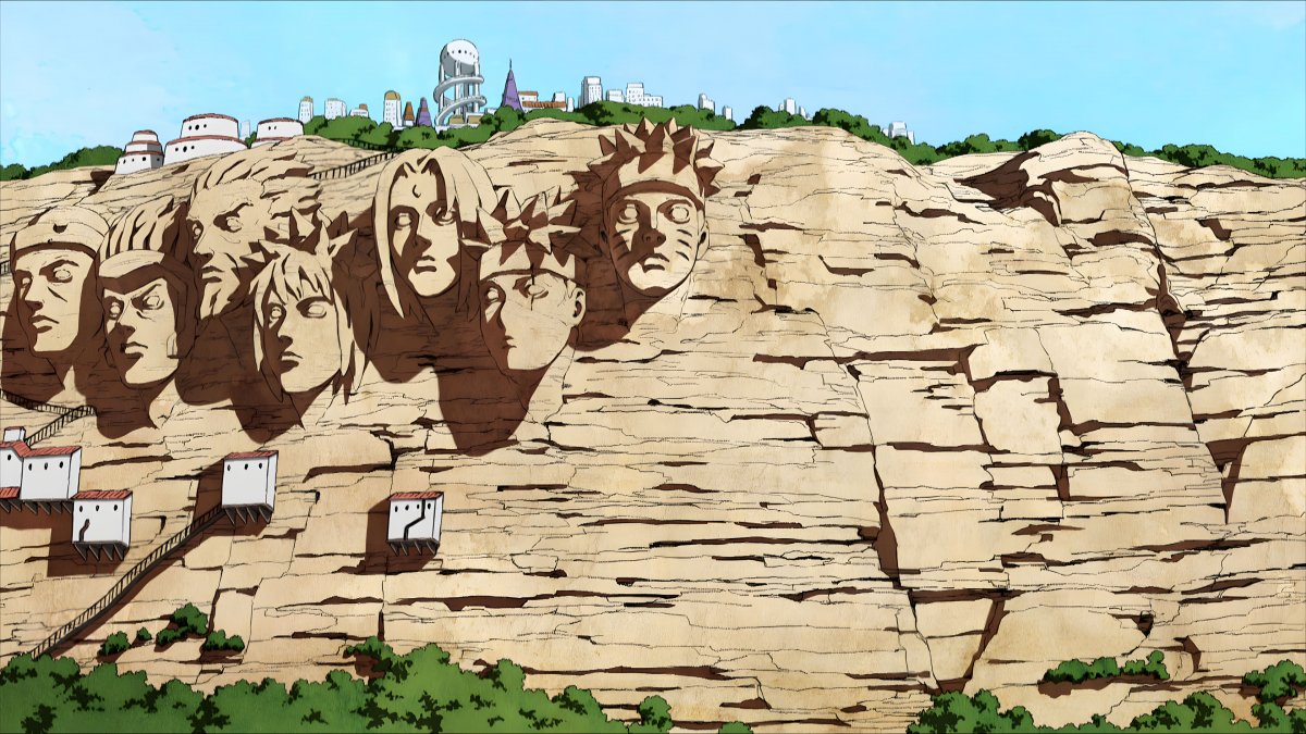 Минато Намикадзе на зелёном фоне