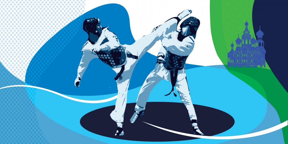 Баннер для соревнований по тхэквондо