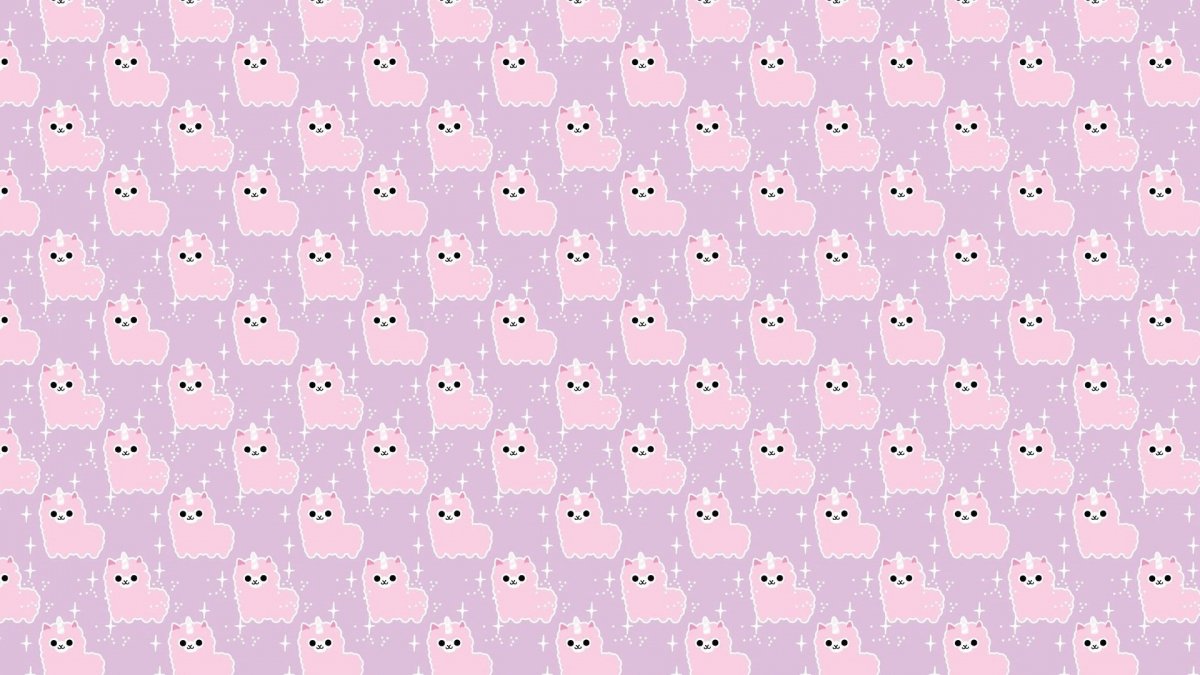 Милый фон с единорогами