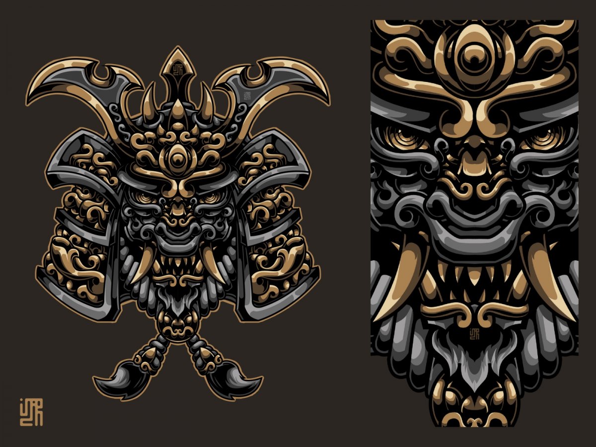 Маска самурая Праджны