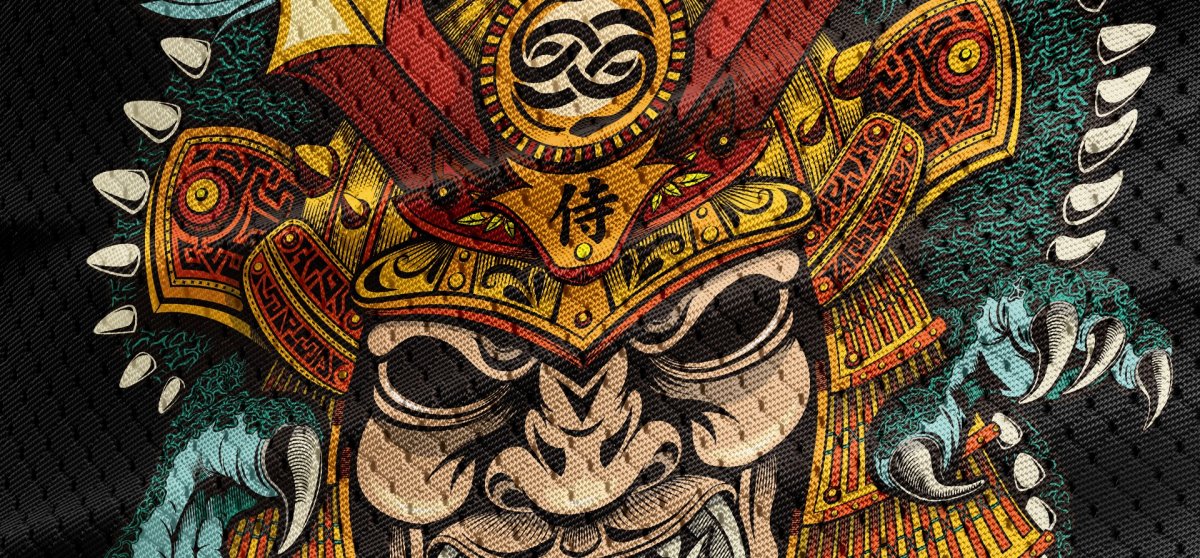 Настенная маска самурая