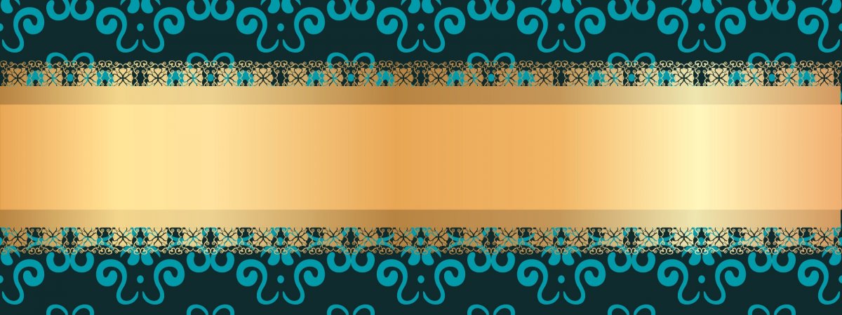 Синий фон с орнаментом