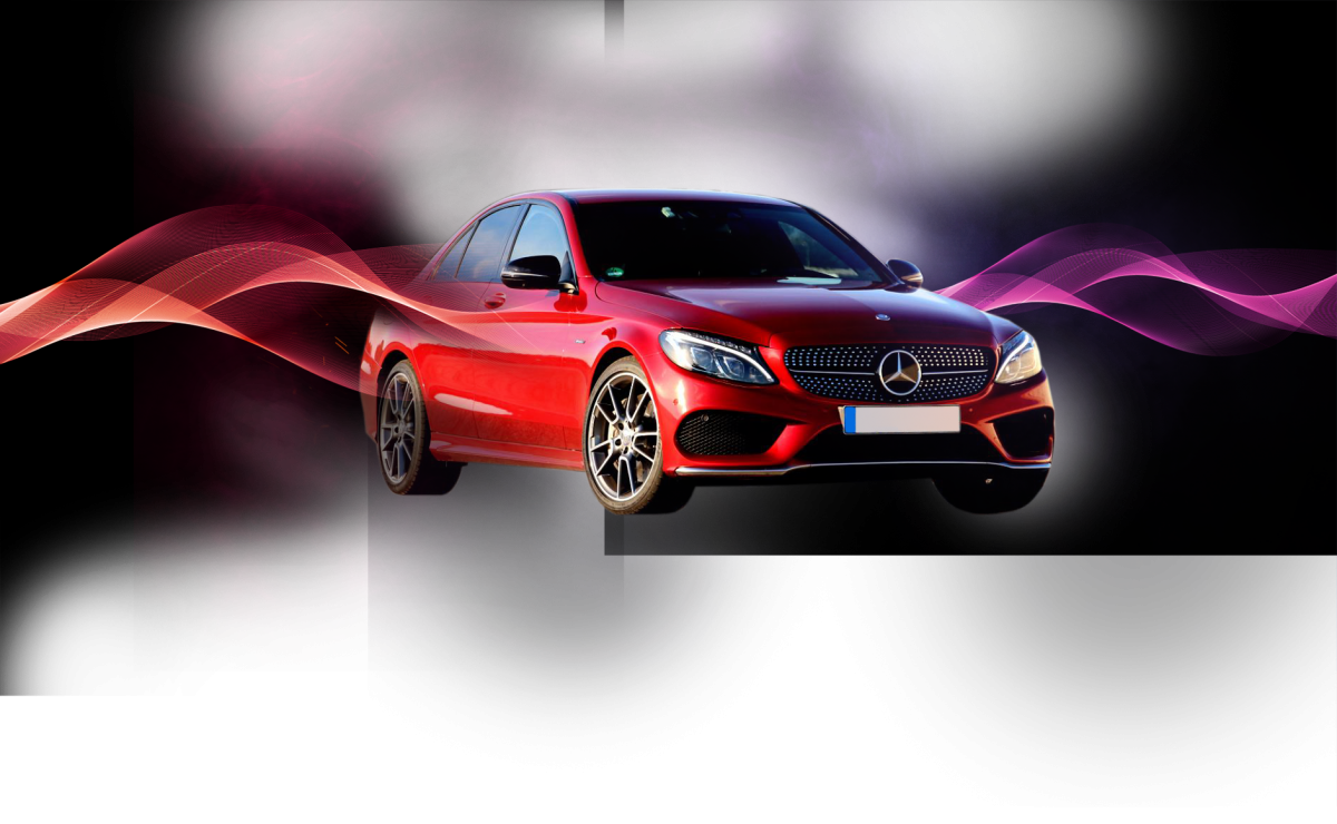 Автомобиль для визитки