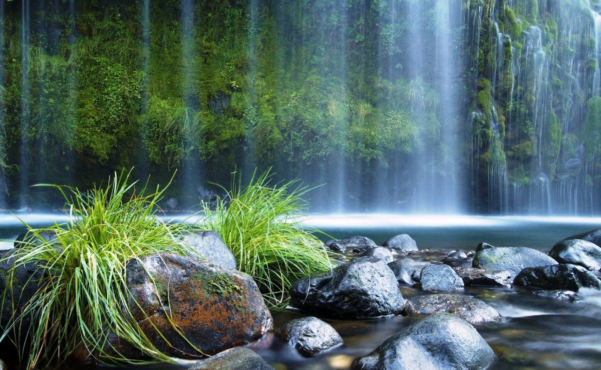 Природа водопад