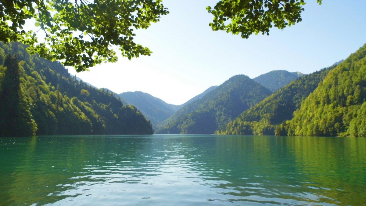 Озеро Рица 1920 1080