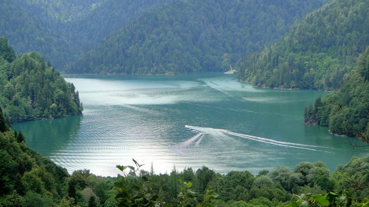 Озеро Рица смотровая площадка