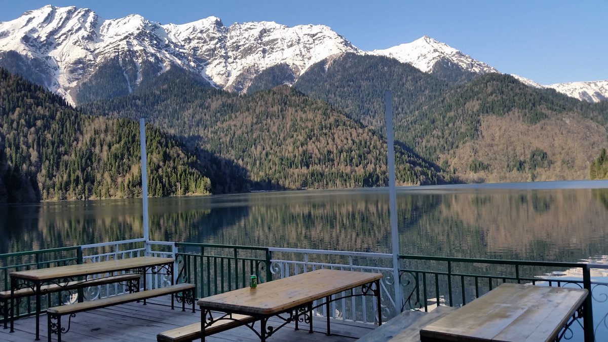 Озеро Рица Абхазия