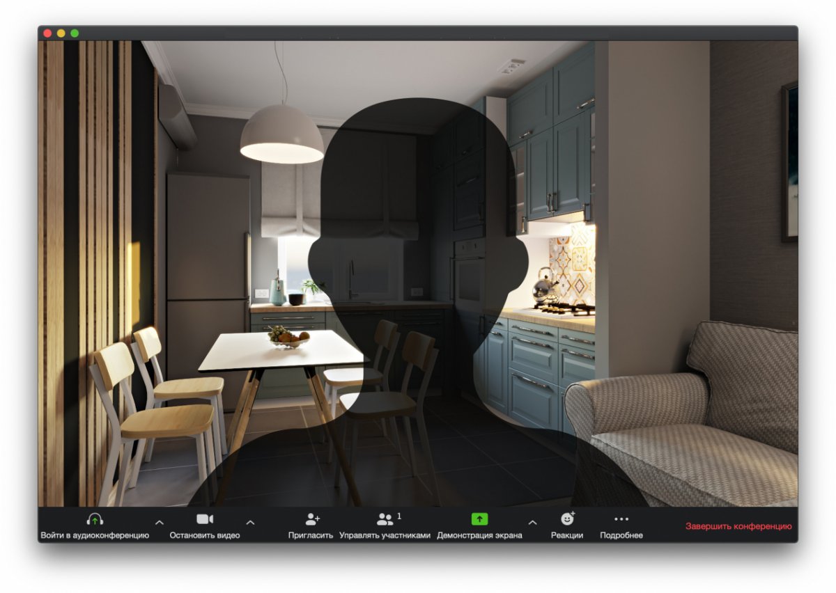 Интерьер с панорамными окнами